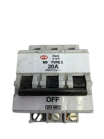 MEM 203MB3 MCB MEM 20 AMP MCB 3P 20A M9 TYPE 3 203MB3