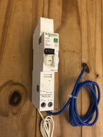 SCHNEIDER ELECTRIC 32A 30MA RCBO r9d87832 RESI9 B32 TYPE B 1 SINGLE POLE