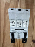 MEM EATON MDH316 16 AMP CURVE D 10kA TRIPLE 3 POLE MCB CIRCUIT BREAKER 415V