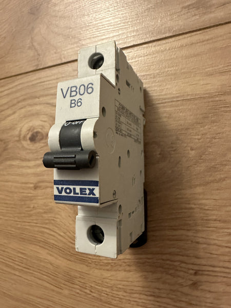 VOLEX VB06 6a 30mA Type B B6 Single 1 Pole RCBO