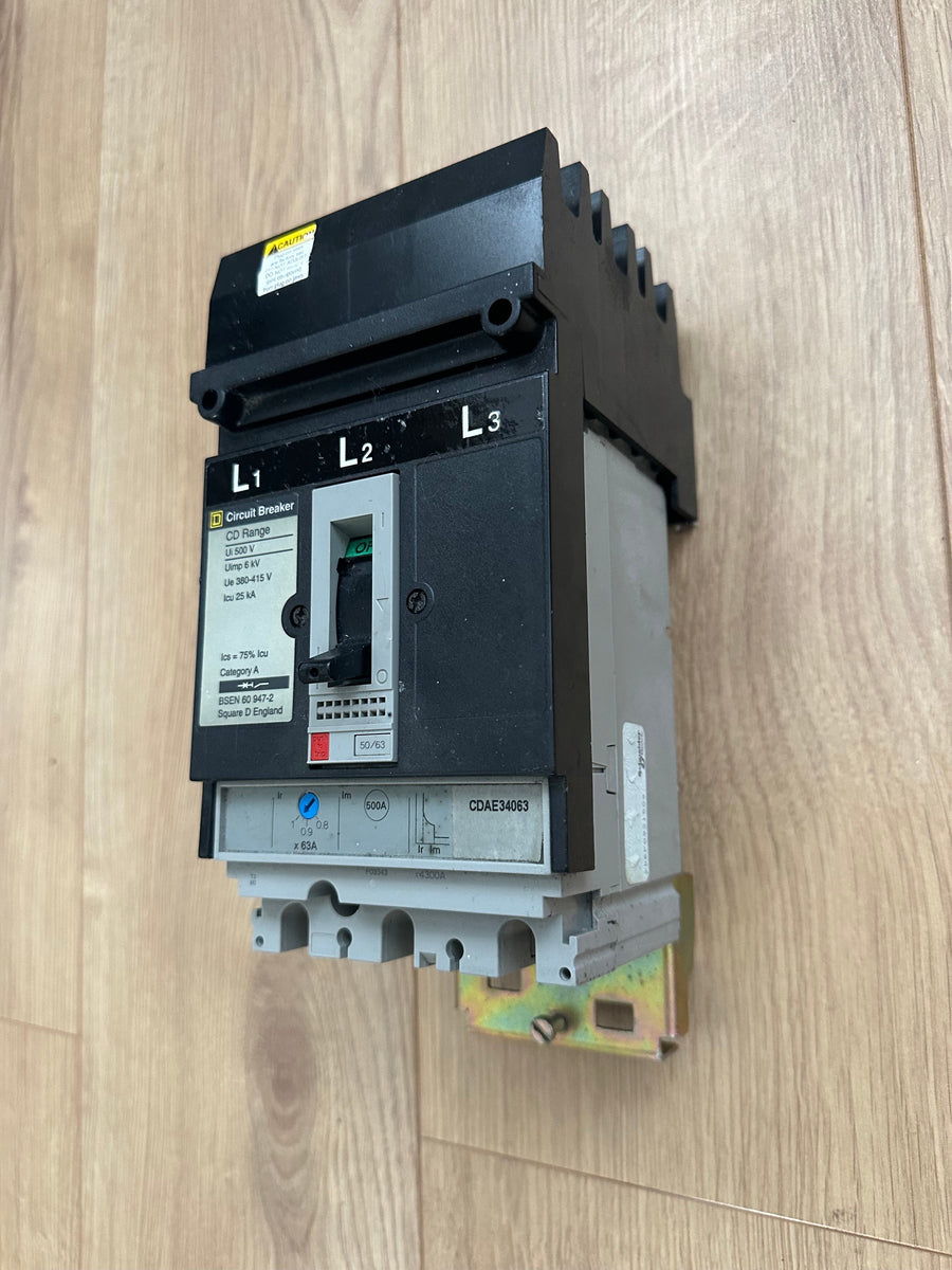 Square D CDAE34063 MCCB 63A 25KA 380-415V 3 POLE CD Range I-Line – PRO ...