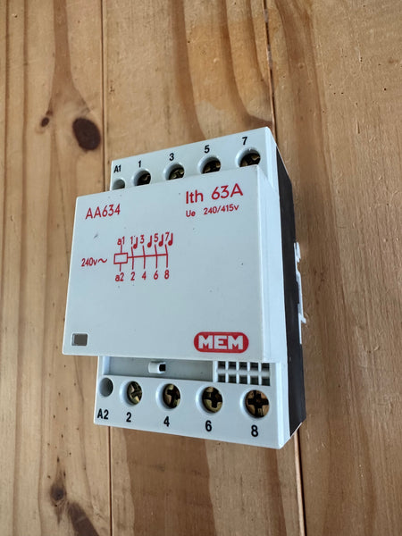 MEM 63A AA634 AA634 CONTACTOR 240/415V LTH 63A – PRO BREAKERS