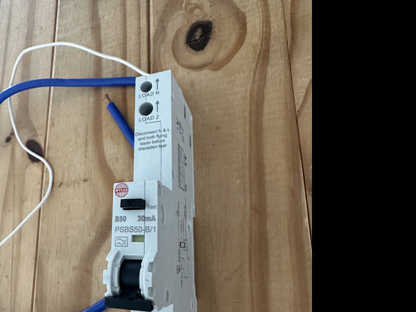 WYLEX PSBS50-B/1 50A 30MA TYPE B 10KA RCBO