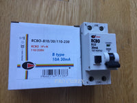 CGD 10a RCBO-B10/30/110-230 RCD