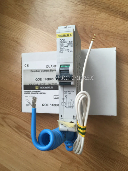 SQUARE D 40A QOE140B03 QOE  RCBO