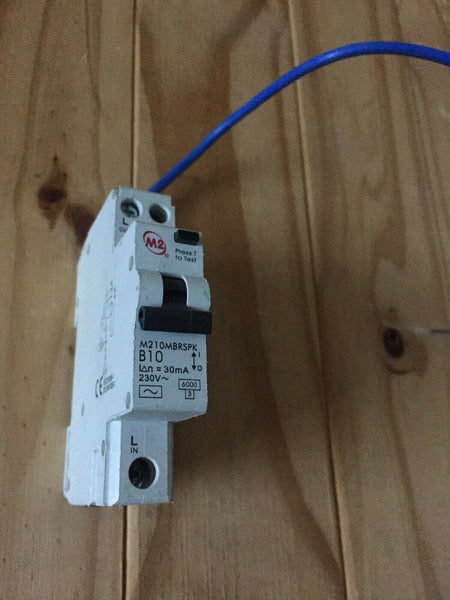 M2 10a 30ma M210MBRSPK Type B b10 30mA 6kA 230V Single Module Compact RCBO MCB