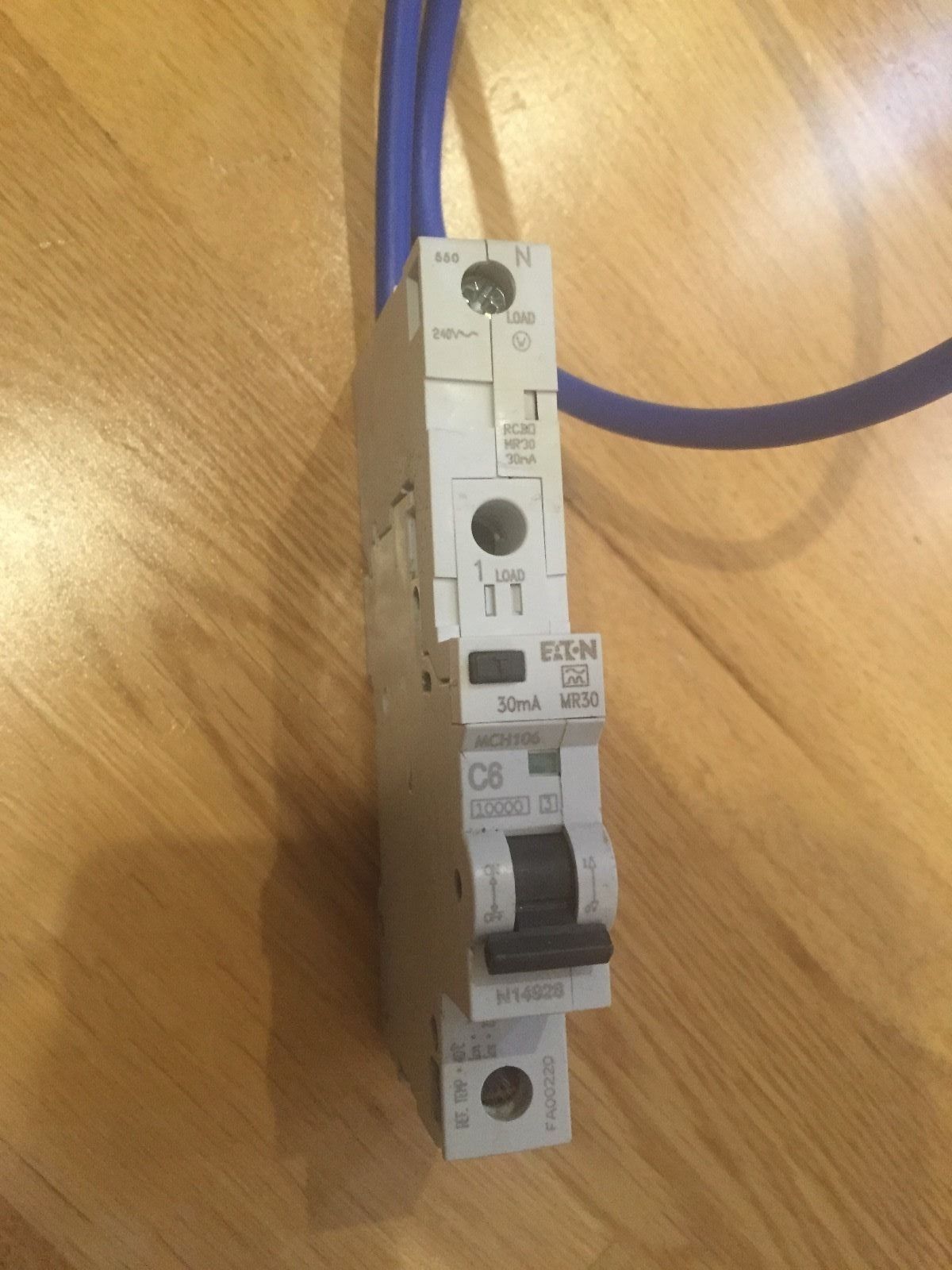 EATON MEM 6A 30MA TYPE C C6 MEMERA2000 MEMSHIELD2 POD RCBO RCD RCCB MC ...