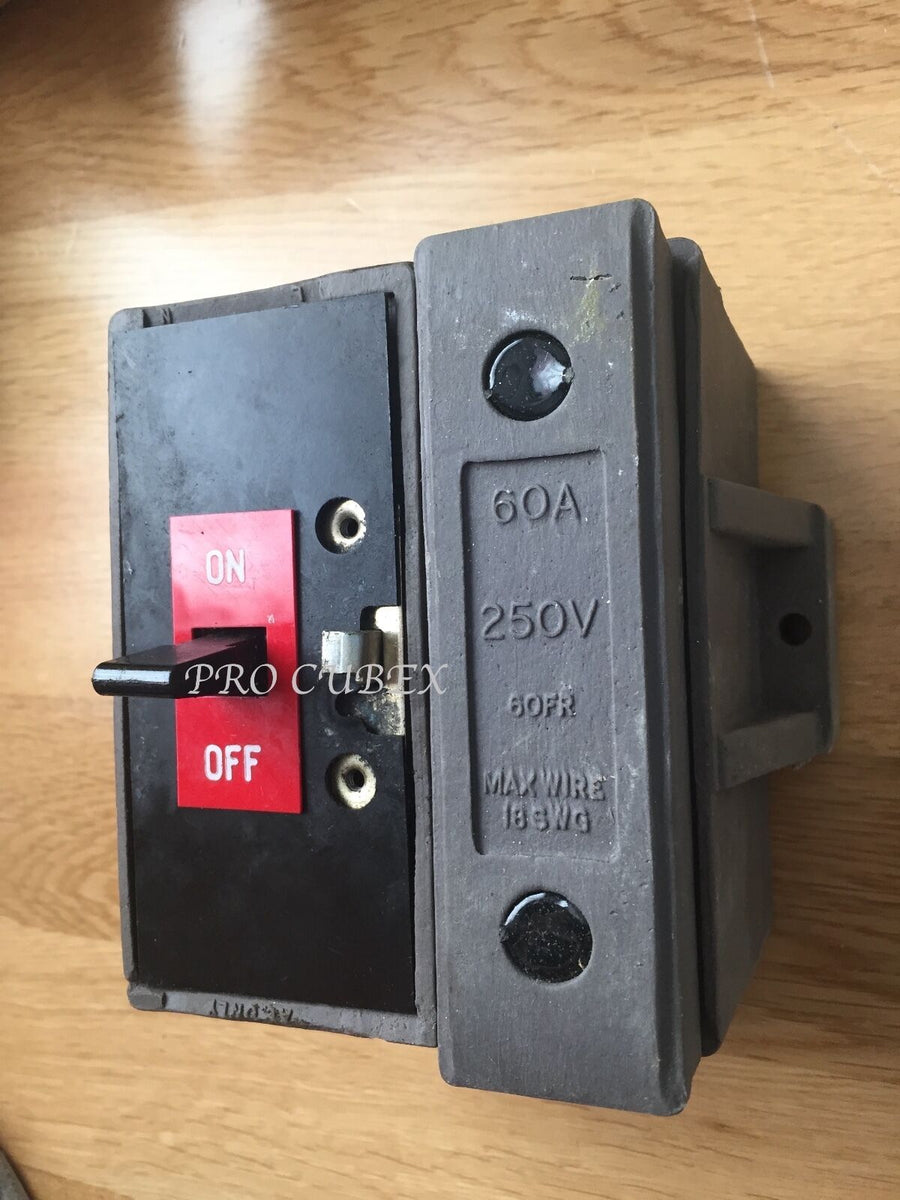 MEM EATON MAIN SWITCH 60A 250v 60FR 18SWG – PRO BREAKERS