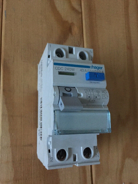 HAGER RCD 40A CDC240W