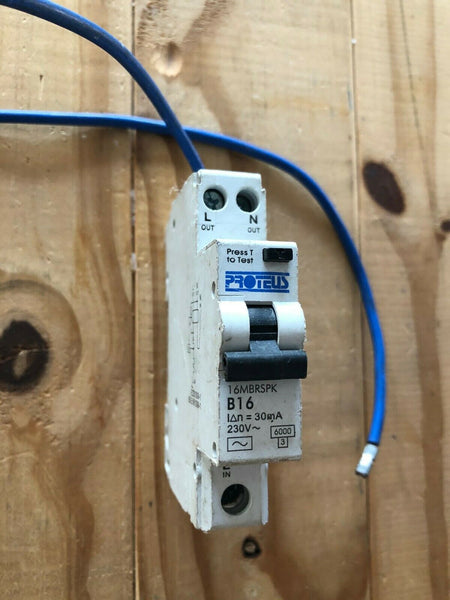 B16 Rcbo PROTEUS 16A 30MA TYPE B RCBO B16 1 POLE 16MBRSPK 230V – PRO BREAKERS