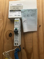 Square D QOE116B03 16 Amp Type B QOE Single Pole 10kA 30mA B16 RCBO MCB Breaker