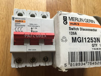 MERLIN GERIN MAIN SWITCH DISCONNECTOR 15098