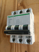 Schneider C60HC325 25 Amp Type C Multi 9 Triple Pole Circuit Breaker MCB 25675